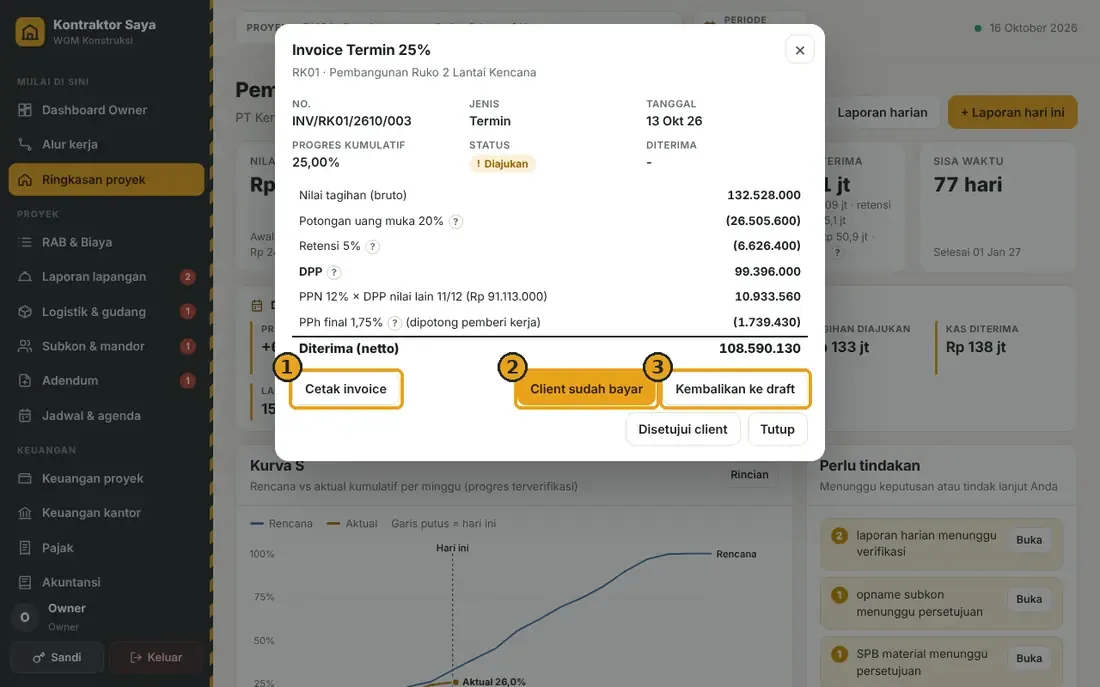 Invoice client